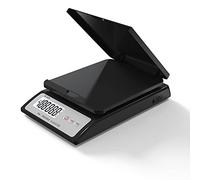 Digital Scale White Weigh Easy Use Shipping Scales 30 kg / 66 lbs Capacity, Parcel Scale with Power Adapter and Extendable Cord (Black)