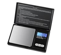 Digital Scales, 500/0.01g 200g/0. LCD Portable Mini Electronic Digital Scales Pocket Case Postal Kitchen Jewelry Weight Balance Scale(Nero,200g 0.01g)