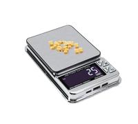 Digital Scales, High Precision Jewelry Scale, 1000g/600g/200gX0.01g Digital LCD Count Electronic Scale, Stainless Pocket Kitchen Scales USB Char(1000g 0.01g)
