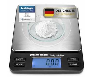 Digital Scales TP Series, Accurate High-Precision Pocket Scales, Gold Scales with Extra-Large Weighing Surface, 500g x 0,01g