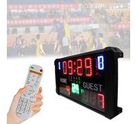 Digital Scoreboard Portable Electronic Score Keeper with Remote Control for Basketball, Football, Table Tennis, Baseball, Soccer, Volleyball