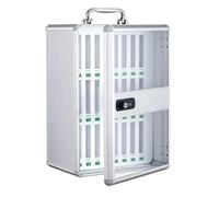 Digital Security Box for Phones with Keys & Code - Office Classroom Gym Safe for Money Compact Safe 29x20x49 cm/11x8x19 One Color Portable Storage Solution
