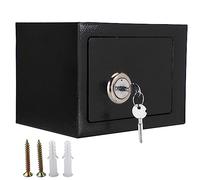 Digital Security Safe Box with Key Operation, Electronic Lock, 23 x 17 x 17.3 cm, for Home Office Hotel
