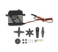 Digital Servo Copper Gear Aluminium Alloy Housing High Performance Control for RC Car Truck Crawler Boat Robot (25 kg)