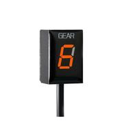 Digital Shift Gauge For GL1800 For GL 1800 For GoldWing Motorcycle Accessories Gear Indicator Meter 1-6 Display Instrument(Orange)