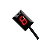 Digital Shift Gauge Motorcycle Accessories 1-6 Gear Indicator Display For GSF600 For GSF 600 For B&andit 2000 2001 2002 2003 2004(Red)
