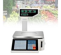 Digital Shipping Scale for Packages 66 lb/30 kg, Label Printing Scale for Super Markets & Stores, High Precision Pro Price Computing Scale