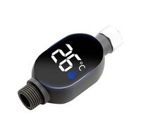 Digital Shower Thermometer - Realtime Baby Bath Water Thermometer | LED Shower Temperature Gauge | Led Digital Display Instant-Read Temperature Gauge For Bath | Waterproof Thermostat | Smart Moni