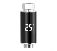 Digital Shower Thermometer, With LED Display Waterproof Water Temperature Meter, For Bath Safety Colour-Coded Indicator 0-99°C