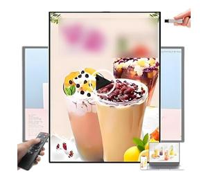 Digital Signage Advertising Display, Commercial Media Player for Marketing, Wall-Mounted or Embedded, 21.5 Inch Screen