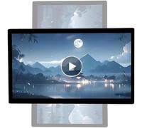 Digital Signage Display, 43 Inch Advertising Media Player, USB Video Player, 1920x1080P, Built-In Speakers, USB & HDMI Ports for Business & Retail Advertising