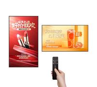 Digital Signage Display, Commercial Advertising LCD Monitor, Slim Fit Frameless Design, 49-Inch Screen for Effective Marketing Solutions