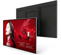 Digital Signage Display, Wall Mount Advertising Player, 1920x1080p, Android, 2GB RAM, 16GB Storage, Smart Split Screen, Timer Switch, Automatic Loop Playback