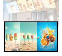 Digital Signage Displays System Built-in-Digital Signage Player,Remote Control,Intelligent Split-Screen,Wall Mounted Installation,for Menu Board and Message Board