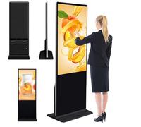 Digital Signage Kiosk with 4K UHD LCD, Touch Screen, WiFi, USB, Split Screens, Android OS, Timed Controls for Advertising and Interactive Displays