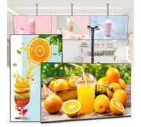 Digital Signage LED Display Screen, 32/43/50/55 in Suspended Commercial Digital Signage Display, Wi-Fi & Remote Control, Smart Split Ultra-Thin Advertising Poster, 1920 X 1080p, 1GB+32GB(55in)