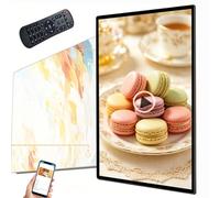 Digital Signage Media Player - USB Video Display for Portrait and Landscape Formats, Wall Mounted for Kiosks and Interactive Displays, 32 Inch
