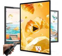 Digital Signage Player with Plug-and-Play USB, Wall-Mountable Display for Video and Image Advertising in Horizontal or Vertical Orientation