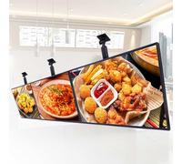 Digital Signage Solution Menu Board Restaurant | Electronic Menu Display Screen | High Brightness, Borderless, Aluminum Frame, Multi-Unit Connecting Display(60x100cm)