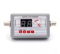 Digital Signal Strength Meter for Satellite Finder with Clear LED and Audio Features