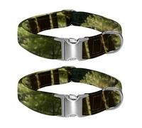 Digital Silence Secure & Comfortable Reflective Pet Collar with Quick-Release Buckle for Dogs and Cats