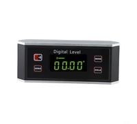 Digital Slope Ruler with LCD Display Level Meter and Inclinometer Functions Automatic Flip Display Magnet Mount and Data Retention