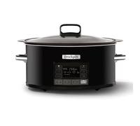 Crockpot TimeSelect 5.6L Digital Slow Cooker CSC093 Black - Black - Slow Cooker