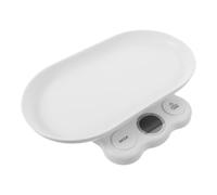 Digital Small Animal Weight Scale with 15kg Capacity White Plastic | Easy-to-read LCD Display, Tare Function Included, Suitable for Hamsters, Kittens, Indoor Vet Visits