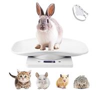 Digital Small Pet Scale, Mini LCD Electronic Scale with Tape Measure, Multi-Function Kitchen Bathroom Weight Scale, Measure Weight Accurately for Small animals/Jewellery/Food(Up to 10kg)