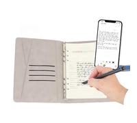 Digital Smart Pen Notebook and Writing Board Set, 3-in-1, Real Time Digitization Sync Convert to Text, and Sharing Paper Notes, Compatible with Smartphone (Blue)