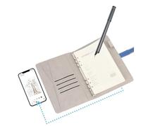Digital Smart Pen Notebook and Writing Board Set, Bluetooth Notebook Smart Pen for Note Taking, Real Time Synchronization Digitization, Convert to Text, Storing, and Sharing (Blue)
