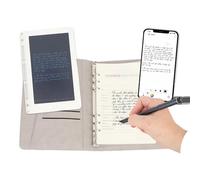 Digital Smart Pen Notebook and Writing Board Set, Real Time Synchronization Digitization, Compatible with Phone Pad, Smart Pe for Learning Office Note Drawing (Black)