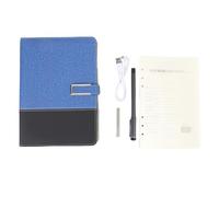 Digital Smart Pen Notebook Set with Bluetooth 5.0 Real Time Digitization Sync OCR Text Conversion for Students Professionals Artists Aluminum Alloy ABS PU Material 3 Replacement (Blue)