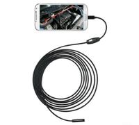 Digital Snake Camera 2m with 6 LED Lights for Pipes | 640x480 HD resolution, 30fps video record, photo for capture, USB PC connect, for android for otg support