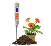 Digital Soil Meter Temperature TDS EC 0-10000us/cm High Precision Metal Sensor Conductivity Tester Tool for Garden Farm Planting