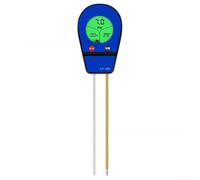 Digital Soil Tester, 3-in-1 pH Moisture Temperature Meter LY-201, Easy-Read LCD Screen, Blue, 27 x 7 cm