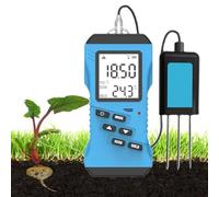 Digital Soil Tester for Optimal Plant Growth, Measures Moisture, pH, NPK, EC & Temperature with Backlit Display