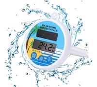 Digital Solar Pool Thermometer Floating Water Thermometer Temperature Gauge for Hot Tub Bath Spa digital pond thermometer spa thermometer bath water thermometer floating pool thermometer