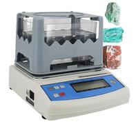 Digital Solid Density Tester, 0.01g-600g Capacity, Electronic Density Meter with Stainless Steel Hanging Basket for Building Stone, Rock, Mineral