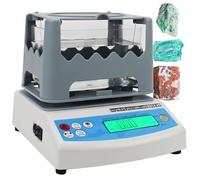 Digital Solid Density Tester, 0.01g-600g Capacity, Electronic Density Meter with Stainless Steel Hanging Basket for Building Stone, Rock, Mineral