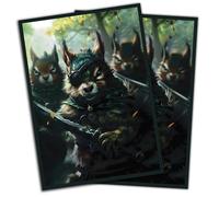 Digital Sorcery Studio Squirrel General Card Game Sleeves - Pack of 100 - Compatible with MTG and Other TCGs - Perfect for MTG Chatterfang Decks and Hazel of The Rootbloom Decks