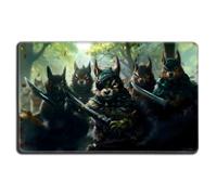 Digital Sorcery Studio TCG Playmat for MTG, Magic: The Gathering, Final Fantasy, One Piece & Commander - Custom Card Game Mat for Playing Cards, Decks & Sleeves (Squirrel General)