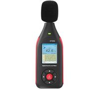 Digital Sound Decibel Level Reader, GT1355A, 30 to 130 dB, ±1.5 dB Accuracy, VA Color Screen, Data Storage, Software Read, 3-Color Alarm, 5.08 oz / 144 g, 8-Hour Battery Life
