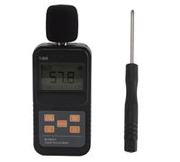 Digital Sound Level Meter 30-130dB Noise Meter with Fast/Slow Modes, Night Display, Removable Wind Shield - Accurate Audio Tester for Environmental & Industrial Use