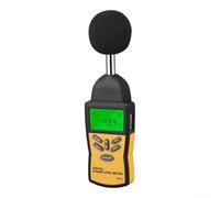 Digital Sound Level Meter 30-130dB, Noise Tester with LCD Display, Fast/Slow Response, Portable Decibel Meter for Industrial & Environmental Testing