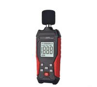 Digital Sound Level Meter 30-130dBA Noise Detector with Data Hold, High Accuracy Decibel Tester for Office, Large LCD Display, Auto Power Off, Red Black