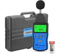 Digital Sound Level Meter AP-882A Decibel Meter 30-30dB(A) db Meter Handheld Decibel Noise Measurement Tester Decibel Data Logger with LCD Screen,AC/DC Output,Backlight,Bar Graph【Battery Included】