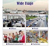 Digital Sound Level Meter with Backlit LCD for Noise Measurement, Decibel Reader 30-130dB ±1.5dB Accuracy, 1/2" Condenser Mic, Includes Windsh