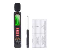 Digital Sound Meter Handheld Decibel Meter Portable Noise Tester with High Sensitivity LCD Screen Data Hold Auto Power Off for Construction Sites Educational Institutions