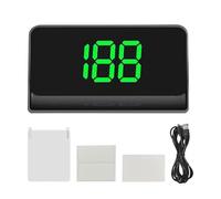 Digital Speedometer For Car - HUD Display Windshield Panel, Auto Navigation Device | High Visibility Driving HUD System With Real Time Speed, Safety Traffic Assistant For City Highway Commuting Fleet